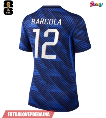 Lacne Ženy Futbalové dres Francúzsko Bradley Barcola #12 MS 2026 Krátky Rukáv - Domáci